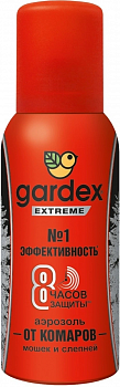 фото Gardex Extreme SUPER Аэрозоль от комаров и клещей 80мл (24) (Арт. 0140)