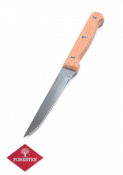фото Нож для стейка с деревянной ручкой Forester C827-1