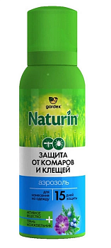 фото Gardex Naturin Аэрозоль  от комаров и клещей на одежду 100 мл (Арт. N002)