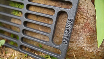фото Решетка-гриль чугунная с антипригарным покрытием Forester CI-03